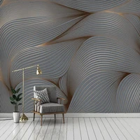 custom 3d wall murals modern stripe abstract art wallpaper living room tv sofa background wall sticker self adhesive 3d frescoes