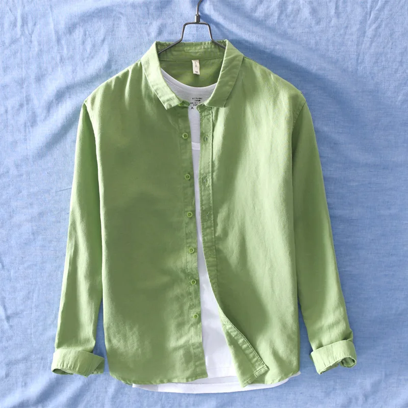 Новинка 2019 года Повседневная Высококачественная льняная обувь Koszule | Мужская