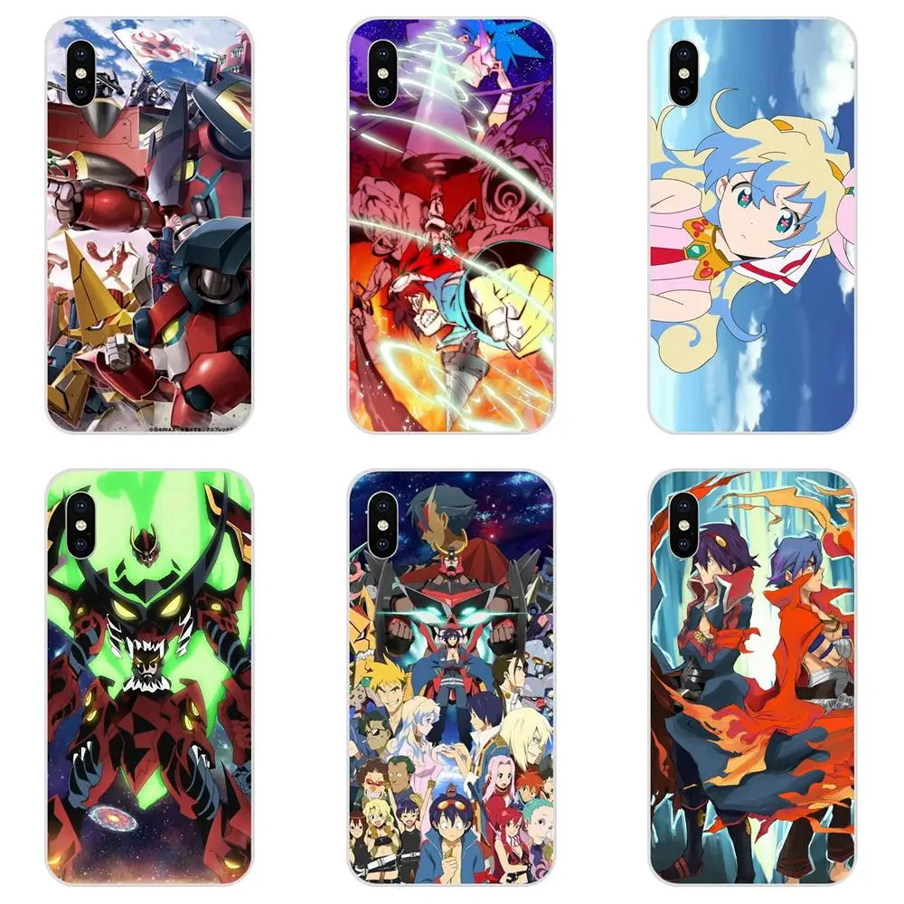 Аниме Модный чехол для мобильного телефона с принтом &quotTengen Toppa Gurren Lagann&quot из