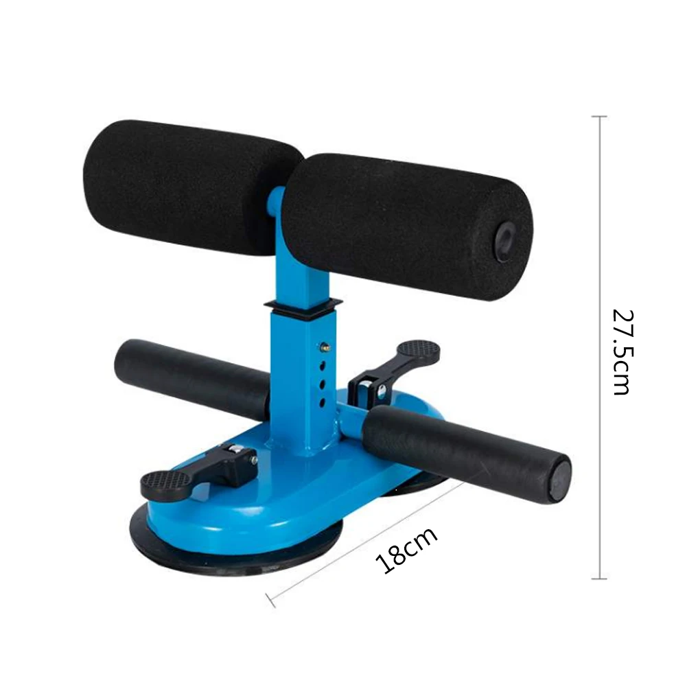 

Sit Up Bar with Dual Suction Cup Sit-ups Blue Multi-function Equipment for Exercise Assistant Device Fitness Equipment