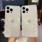 Чехол с лазерным градиентом для iPhone 11 12 13 Pro XS Max Mini X XR 7 8 Plus SE2020