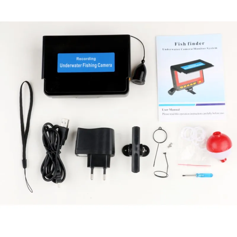 Pаспродажа WF05 HD 1000TVL рыболокатор, подводная камера, 4,3 дюйма, ЖК-монитор, светодиодный ночного видения для рыбалки, подледной рыбалки