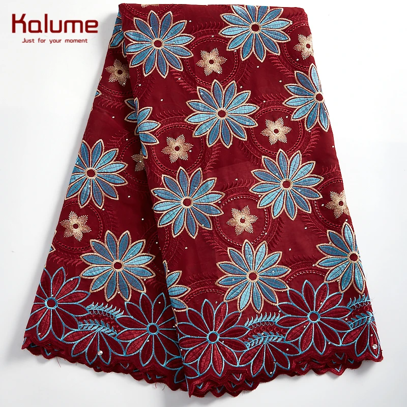 Хлопчатобумажная кружевная ткань для шитья белая 2021 швейцарская африканская