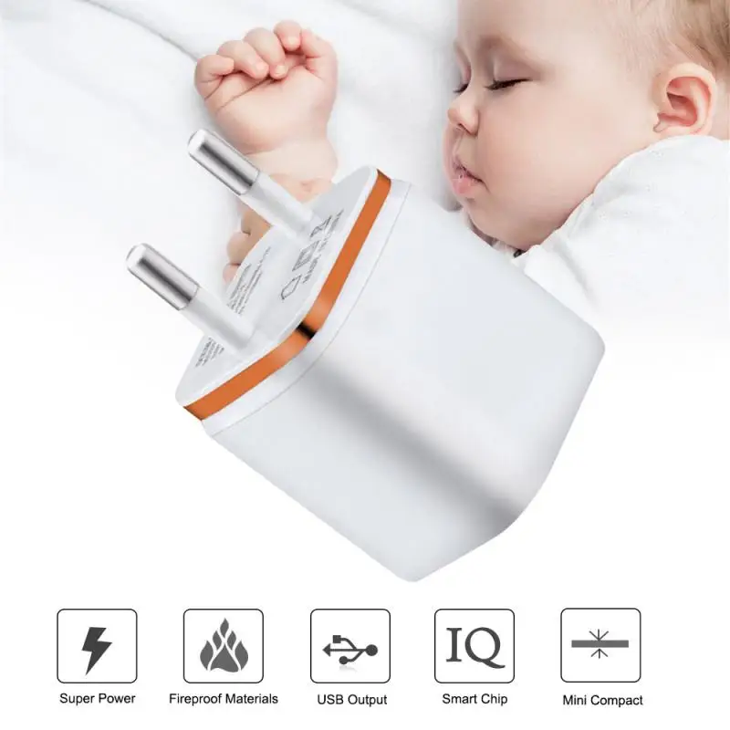 Зарядное устройство с двумя USB-портами 5 В 1 А | Мобильные телефоны и аксессуары