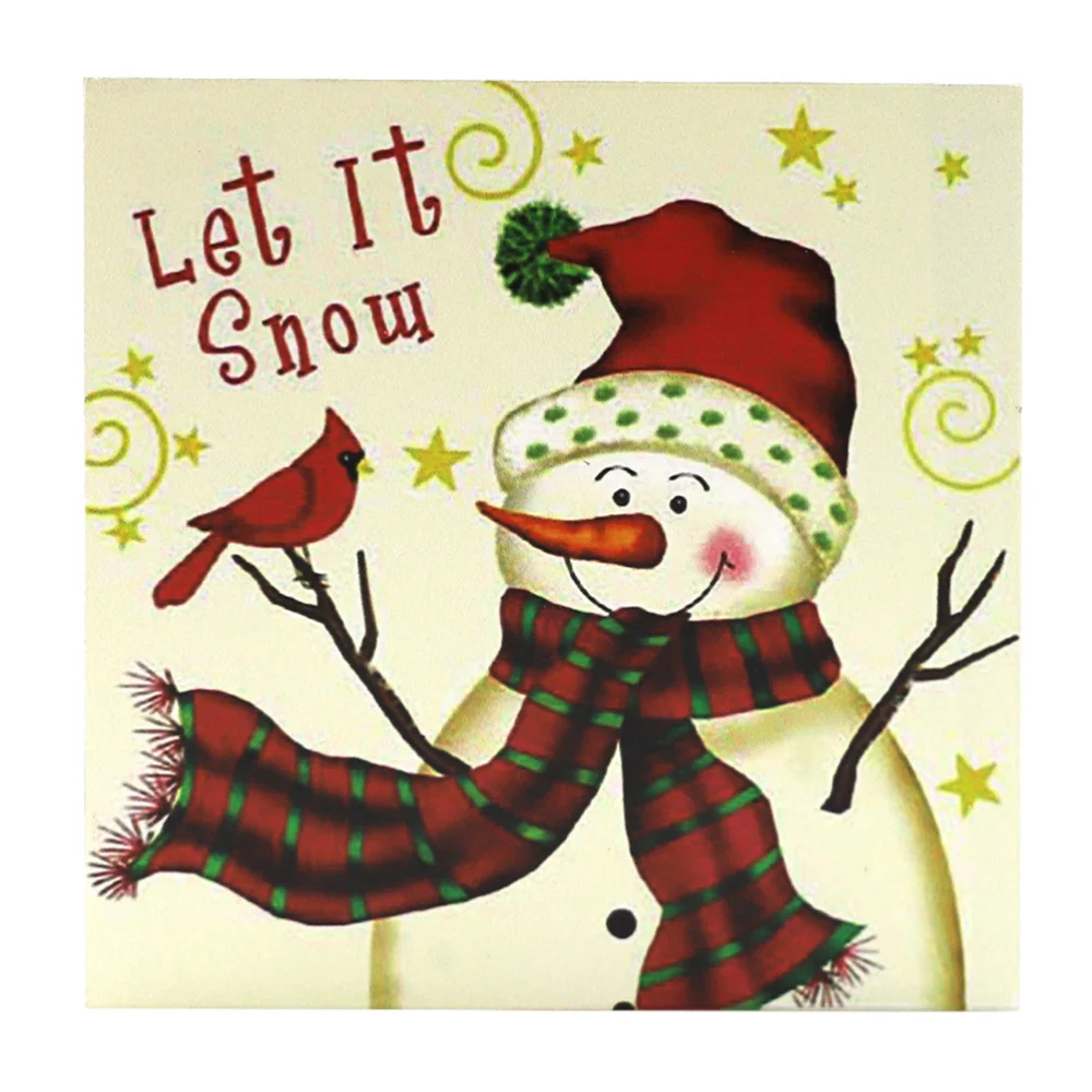 

1Pc Wooden Christmas Art Decor Xmas Desktop Adornment for Decor Using
