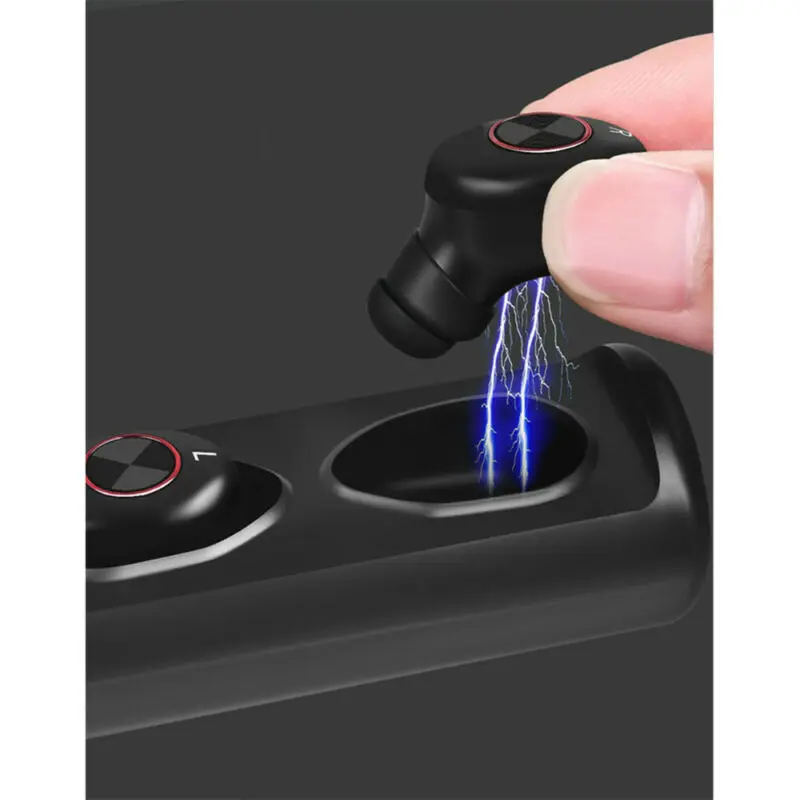 

IPX5 Waterproof Bluetooth 5.0 Headset Wireless Earphones Twins Earbuds Stereo Headphones With Portable Charging Box