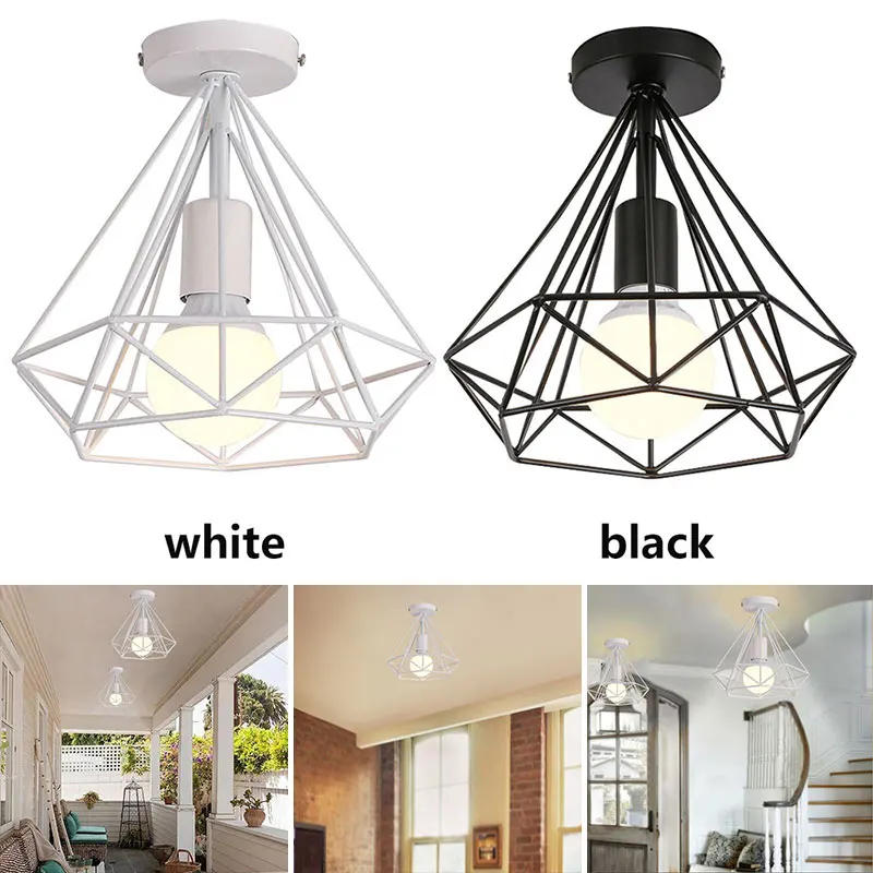 Встраиваемый потолочный светильник E27 металлический s железный подвесная лампа