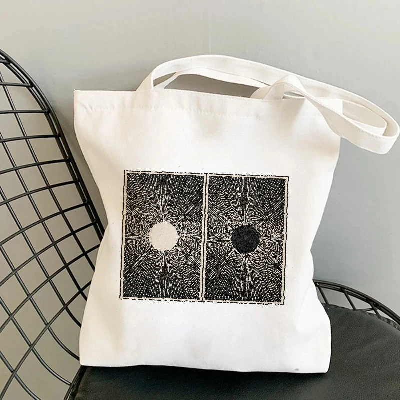 

Women Canvas Shopping Bag Universe Print Female Shoulder Bag Eco Handbag Tote Reusable Grocery Shopper Cotton Cloth Bags