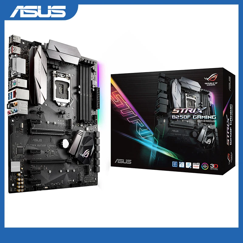 Материнская плата Asus ROG STRIX B250F GAMING для настольных ПК Чипсет Intel B250 Socket LGA 1151 ATX материнская плата