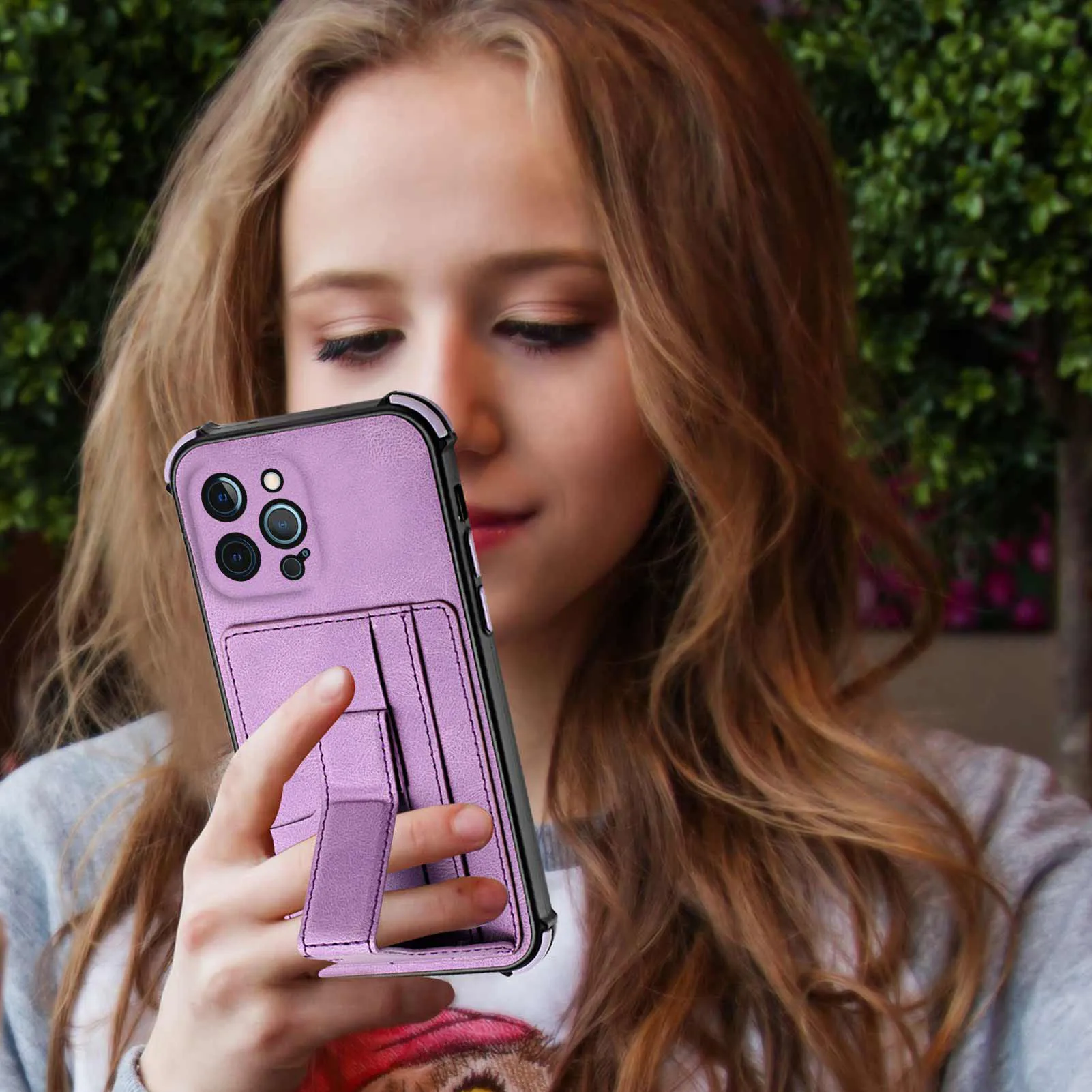 

For INFINIX Smart 5 Hot 10 Spark 7 Pro GO 17 Pro Camon Luxury Card Packet Shockproof Kickstand Case Phone Back Cover Skin Shell