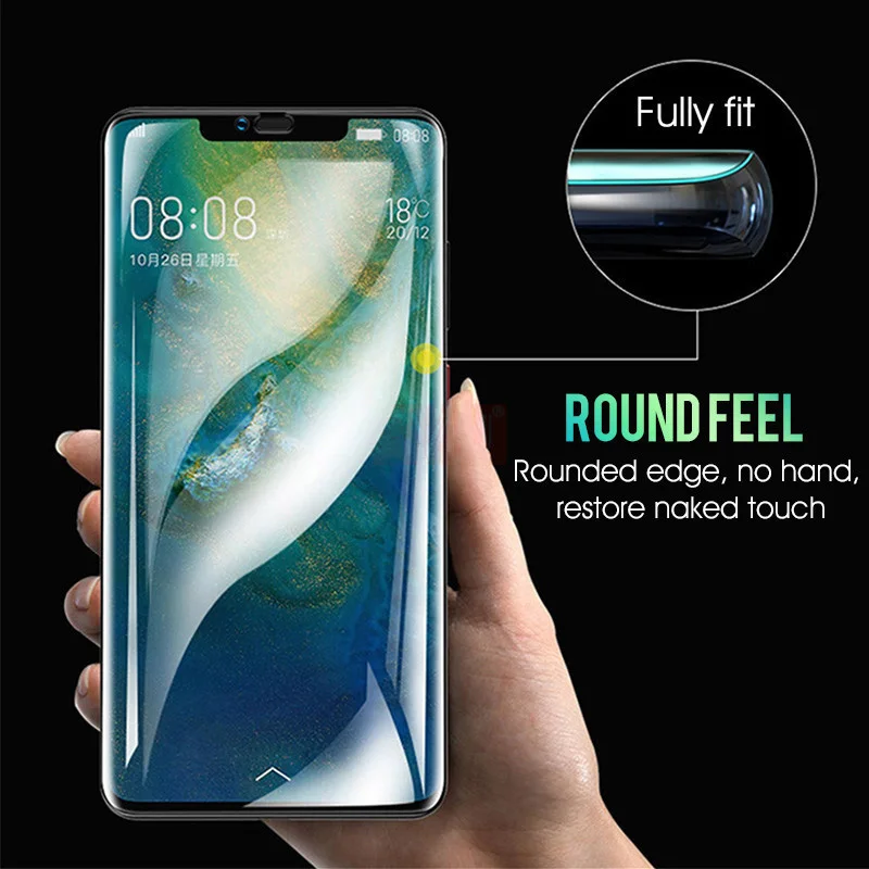 3D полная Защита экрана для Huawei P30 P20 Pro Mate 20 Lite мягкая защитная Гидрогелевая пленка