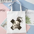 My Chemical Romance Mcr Dead Femme Мультяшные сумки, сумки на плечо, повседневная сумка для покупок для девочек, женская элегантная Холщовая Сумка
