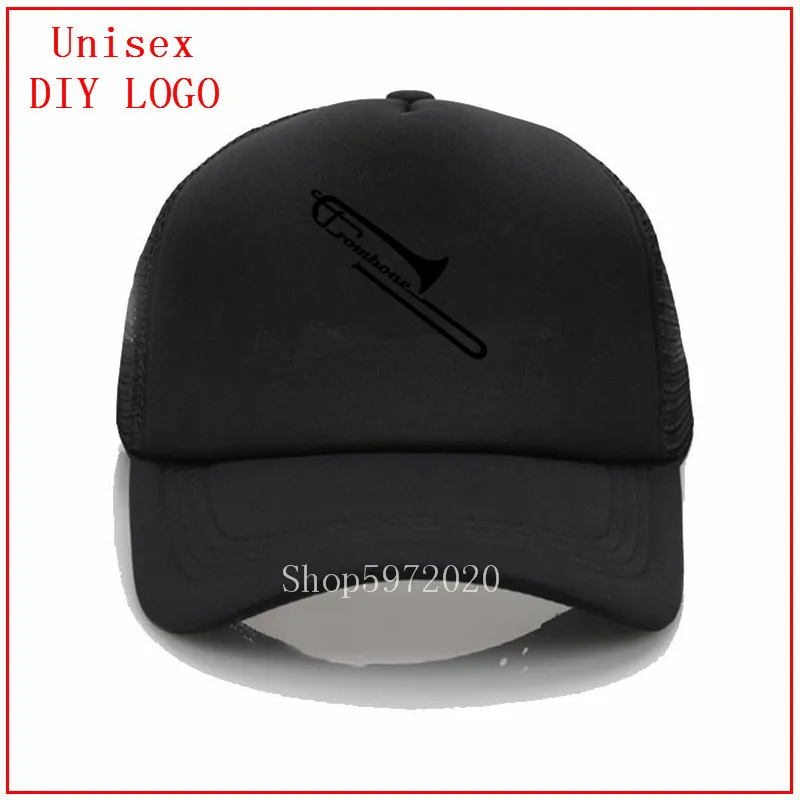 Тромбоны Головные Уборы Бейсболка Женская кепка для мужчин чёрная живая важно