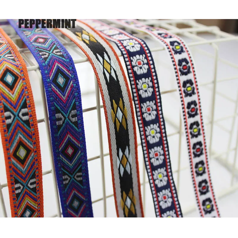 Этническая ВЫШИТАЯ кружевная ткань 2 ярда 18 мм бохо отделка сумка для одежды