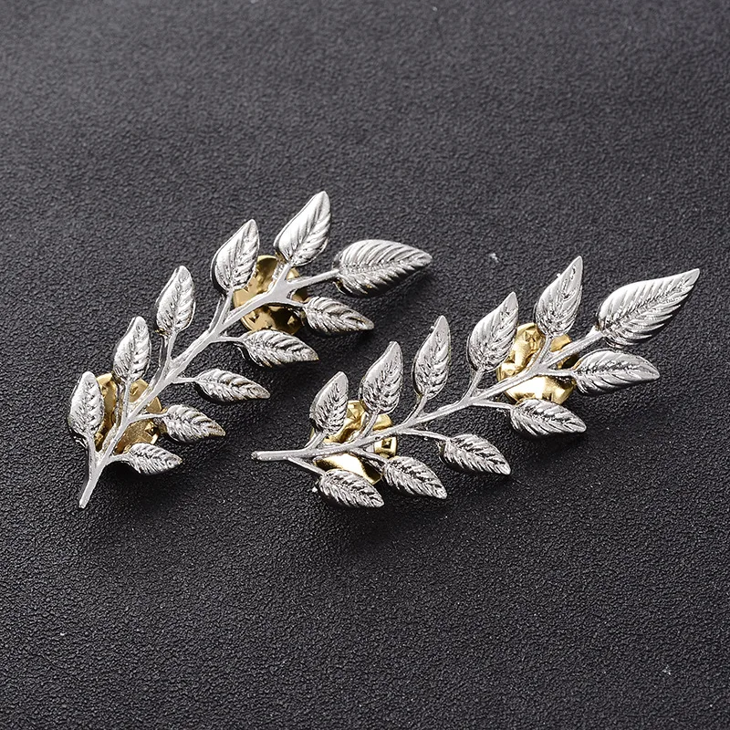 Корейские высококачественные шпильки для мужчин и женщин в виде листьев