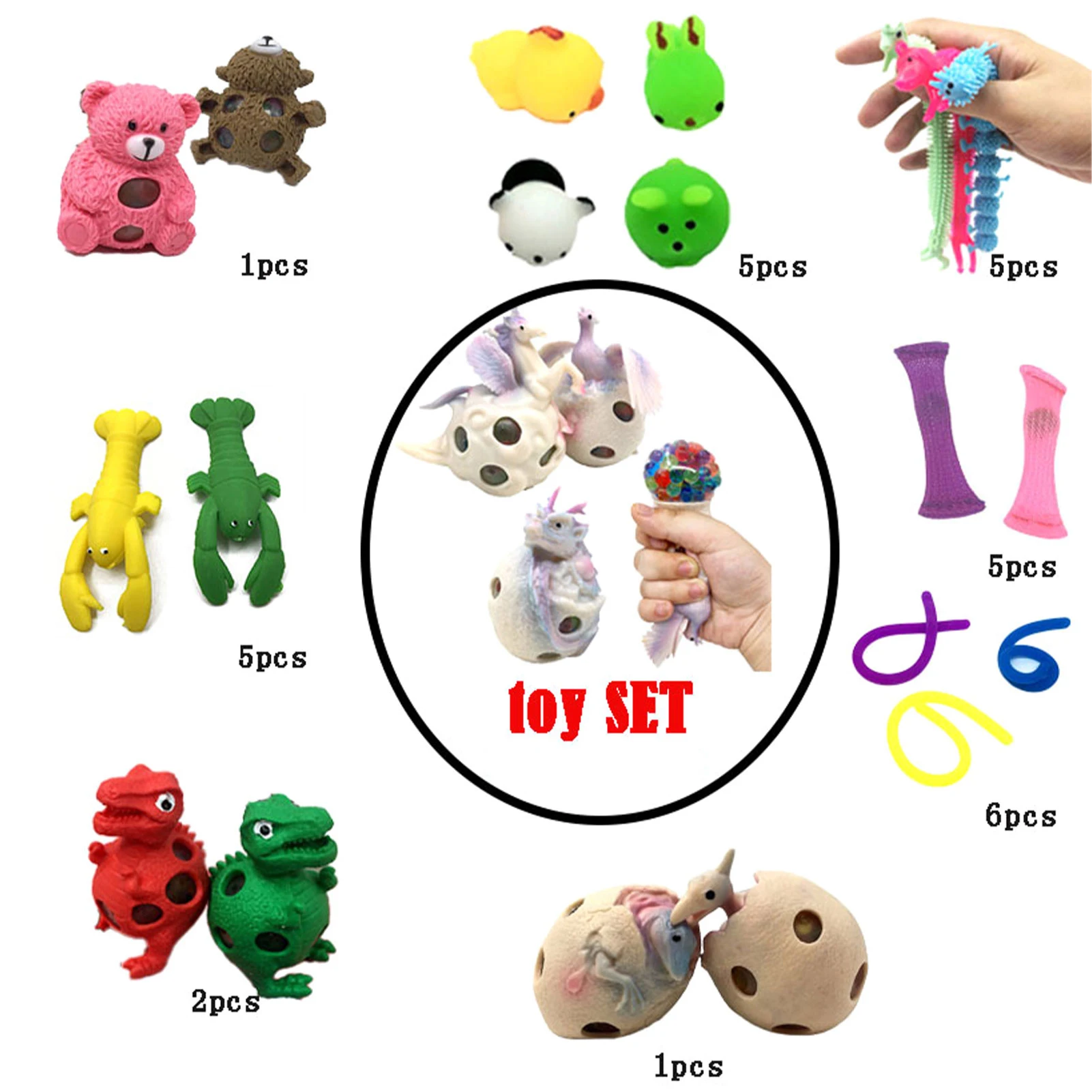 

Antistress Sensory Fidget Toy Set Stress Relief Toys Autism Anxiety Relief Stress Hand Toys For Kids Adults