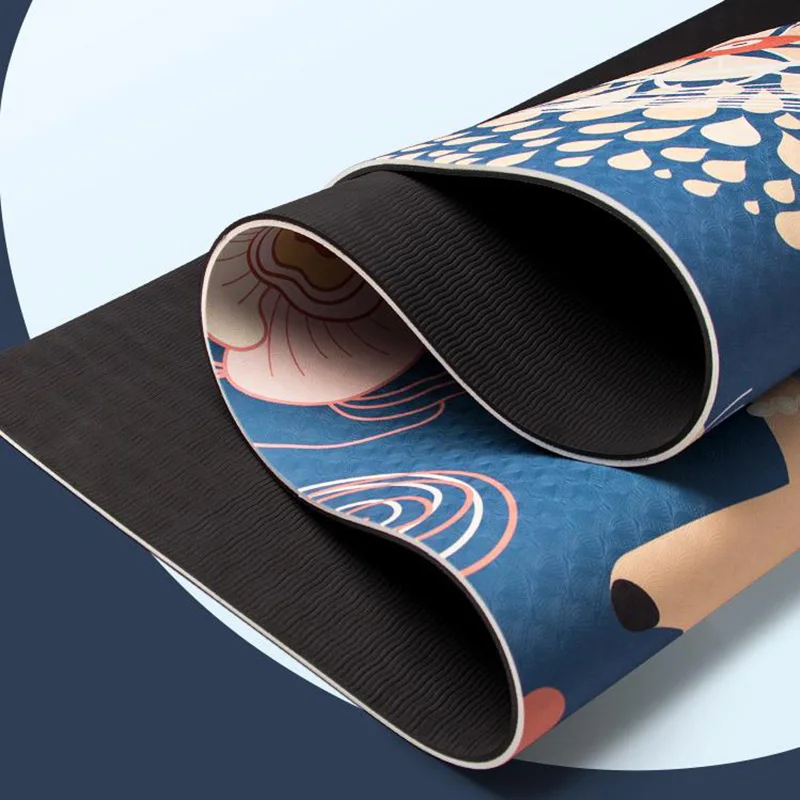 6mm Thickened Various Patterns Yoga Colchoneta Ejercicio Floor Mat For Pilates Tapis Sport Fitness Epais Absorb Sweat Breathable | Спорт и