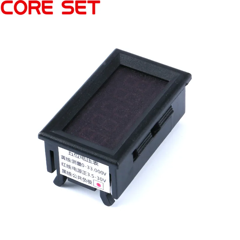 Миниатюрный цифровой Вольтметр 0 36 дюйма 0-30 В постоянного тока 3 провода 5 бит