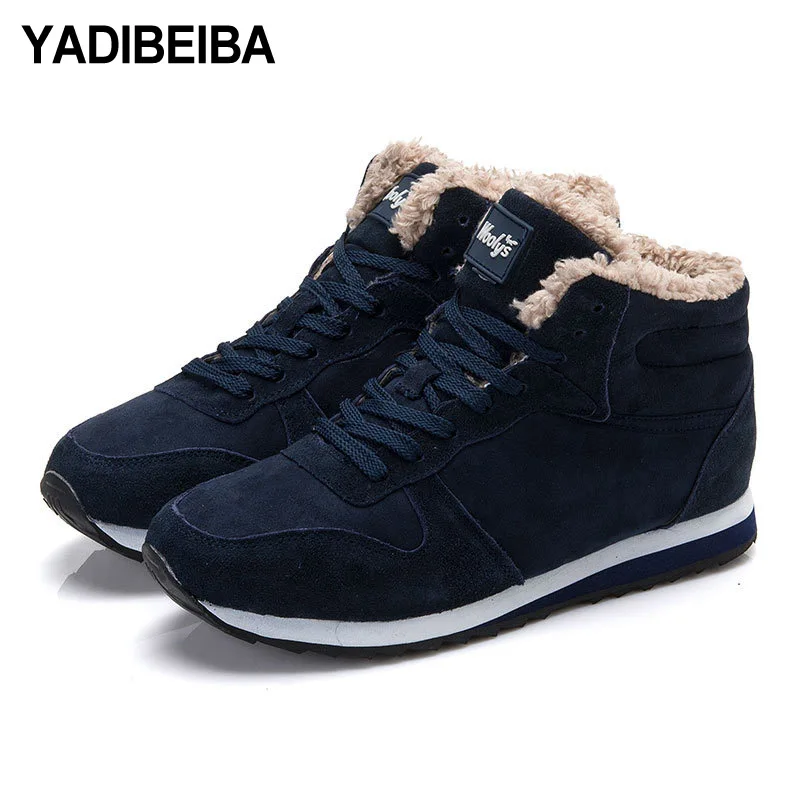 Зимние сапоги для мужчин зимние хлопчатобумажные новый дизайн Безопасность