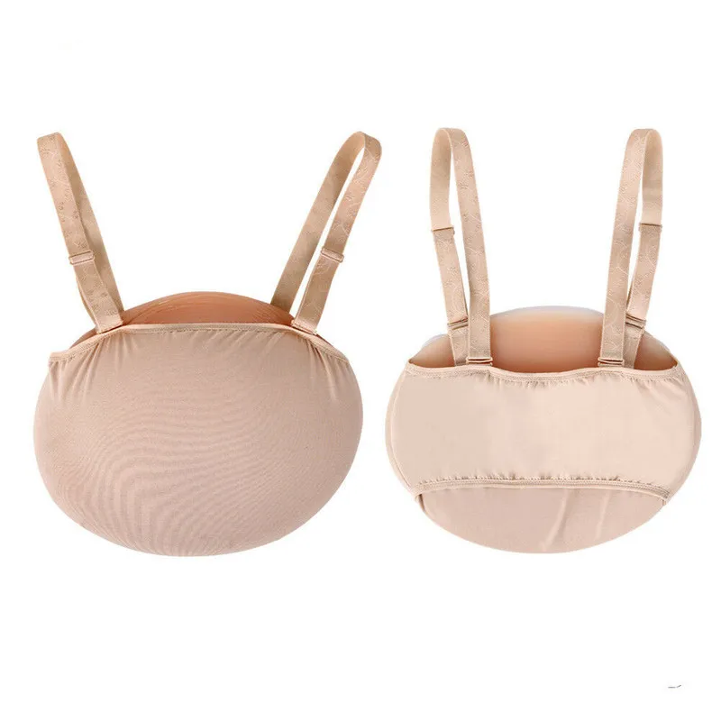 Artificial Silicone Belly Tummy Cloth Bag Woman Pregnant Bump 2500g 7-8 Months  Belly Fat Belly Bodysuit Men