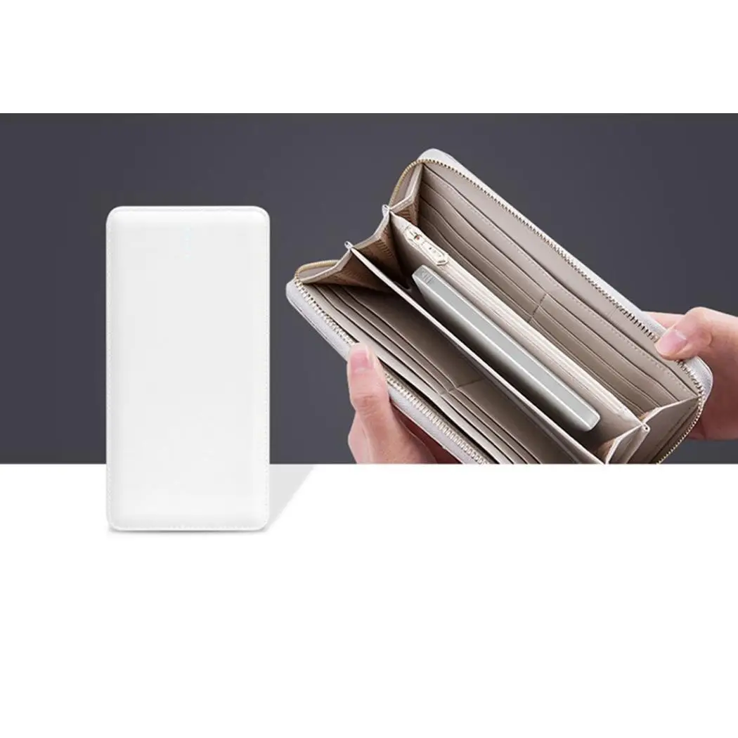 Портативное зарядное устройство 20000 мАч для iPhone samsung Xiaomi Mi зарядка с usb-кабелем внешний аккумулятор дропшиппинг