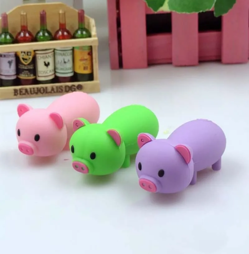 Мини карманный размер 8 г 16 г 32 г 64 г usb Прекрасный Дизайн piggy pendrive светильник и удобная ручка привода мультфильм животное cle usb флеш-накопитель флешка