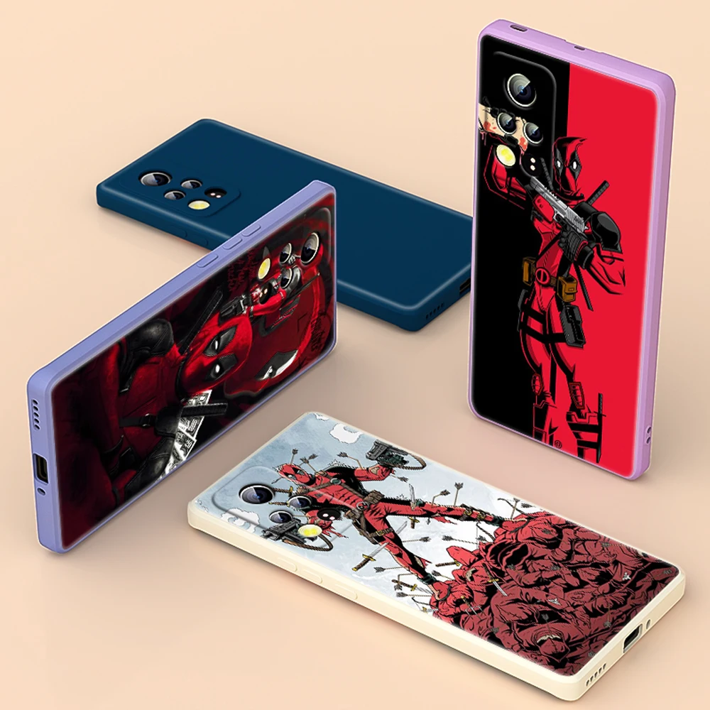 

Marvel Deadpool Avengers For Huawei Nova 8 7 6 5 4 3 Y9A Y7P Y6P Y5P SE Pro 5G 2020 Liquid Silicone Soft Cover Phone Case