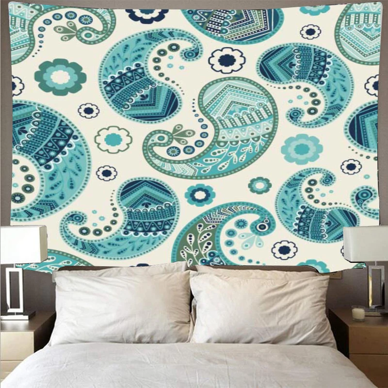 Гобелен в богемном стиле большой художественный гобелен с мандалой