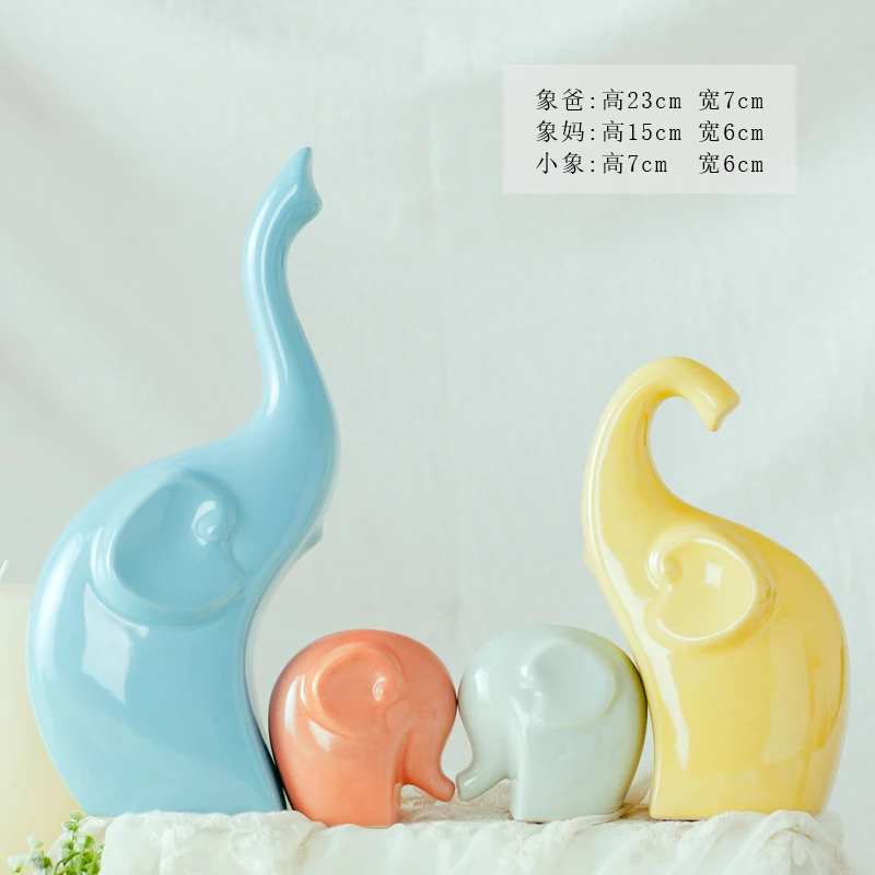 Современные керамические фигурки украшение для гостиной дома ремесла