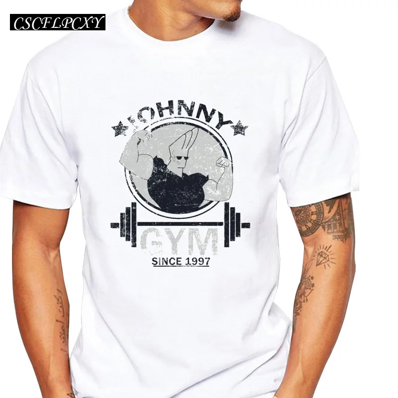 Новое поступление Мужская футболка с принтом Бог/Джон Забавный дизайн