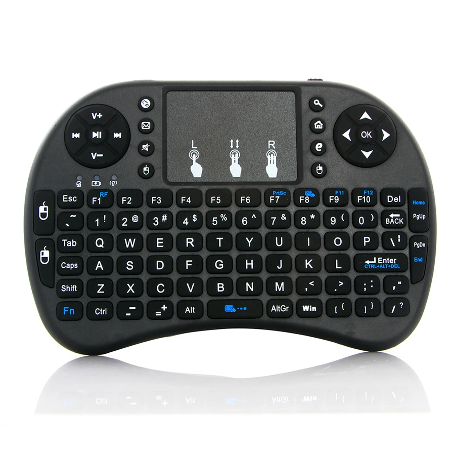 Оригинальная мини беспроводная клавиатура i8 с тачпадом 2 4G Fly Air Mouse Combo Teclado для HDPC