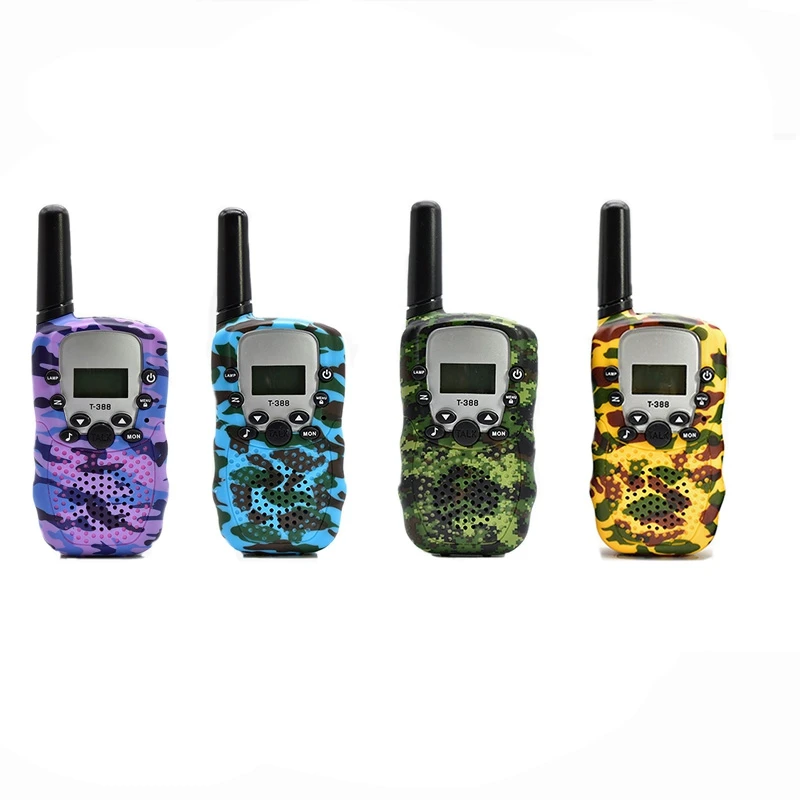 

Newest One Pair Mini Wireless Children's Walkie-Talkie Toy Camouflage Children's Walkie-Talkie Parent-Child Interactive Toys