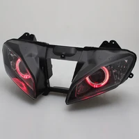 for yamaha yzf r6 2006 2007 headlight hid projector conversion headlamp led red angel eyes assembly custom lighting accessories
