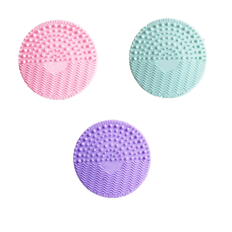 Силиконовая Очищающая щетка для макияжа коврик Палитра кистей Очищающий мытья