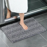high quality bathroom carpet anti slip bath rug outdoor shower room rugs and mats chenille bathroom floor mat toilet door mat