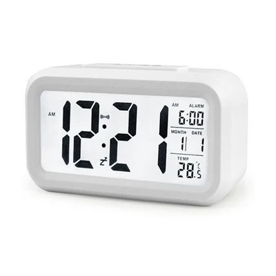 Цифровой светодиодный Будильник с большим экраном будильник на батарейках