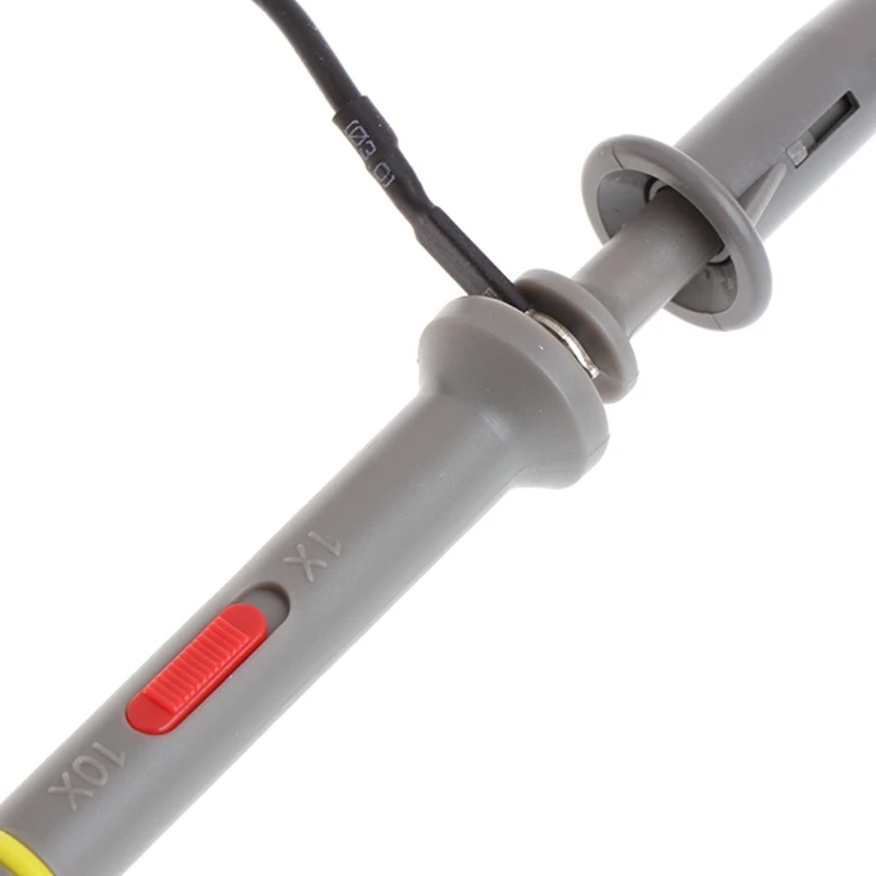 MasTech 1X 10X P6100 100MHz High Precision Oscilloscope Probe Alligator Test Clip with Adjustable Attenuation Rate | Инструменты