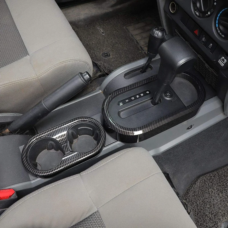 Для Jeep Wrangler JK 2007-2010 накладка на переднюю и заднюю панель переключения передач