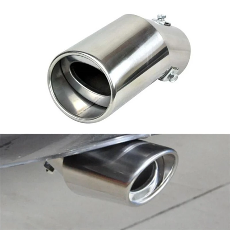 1pcs Stainless Steel Car Exhaust Muffler Tip Pipes For Peugeot 307 408 207 Ford Focus 2 3 mk2 mk3 Suzuki Sx4 Swift accessories | Автомобили
