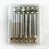 12 pack dispensing needle 112 all metal stainless steel blunt tip luer lock 8 10 12 14 gauge all sizes