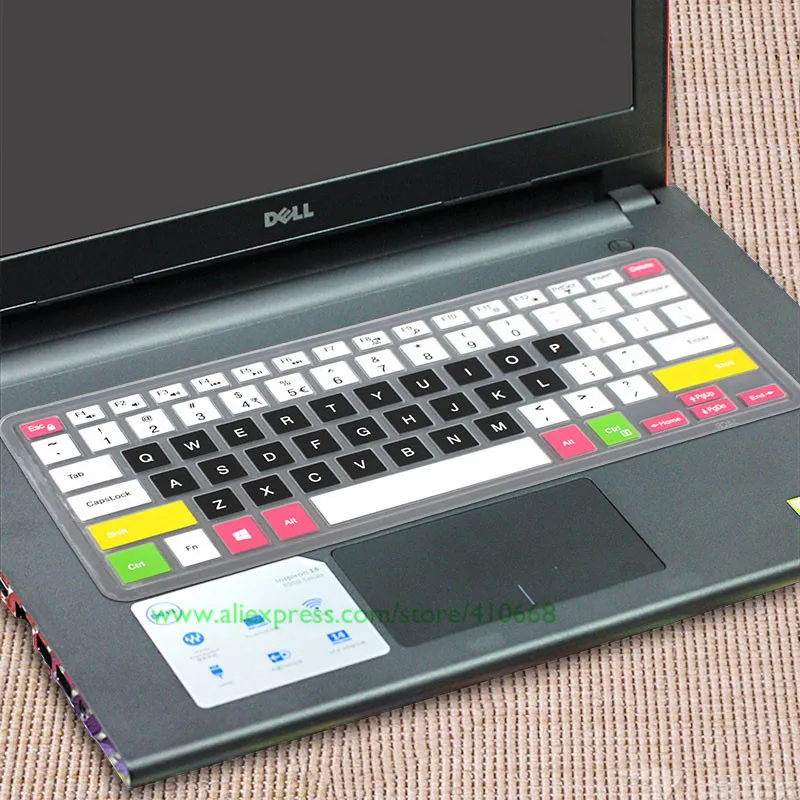 Красочные Силиконовый чехол покрытие для клавиатуры протектор для Dell Inspiron 13 5000 13,3 дюймов i7370 i7373 5580 5482 3482 1" ноутбук