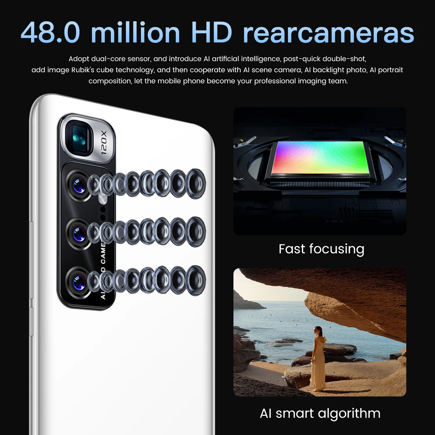 smartphone note10 pro 6 1 inch 5g 6gb128gb 4800mah unlocked mobile phones android telefones celulares global version cell phone free global shipping