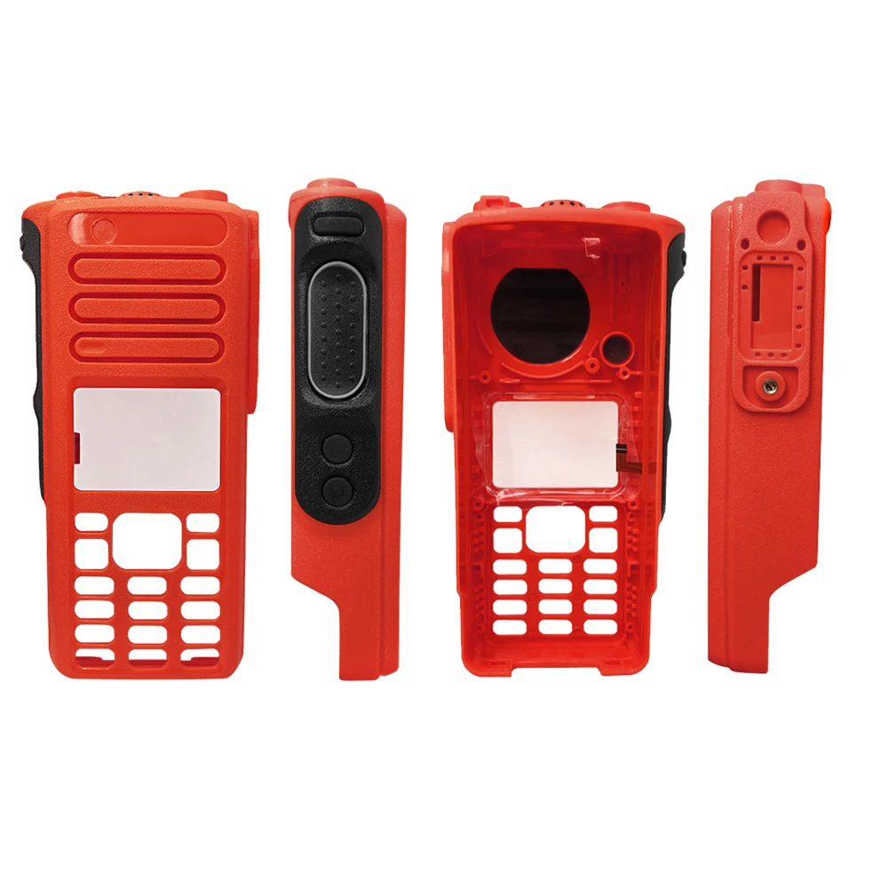 Red Replacement Repair Case Housing Cover Kit With Speaker+Mic for Radio XPR7550e XIR P8668i DGP8550e--VBLL