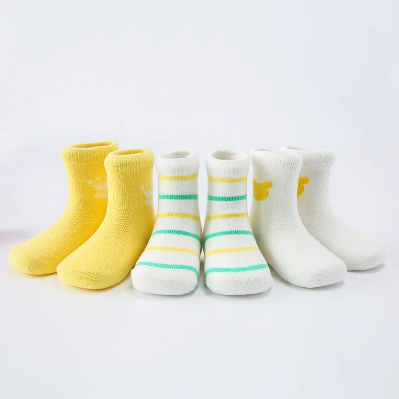 Детские мягкие Носки с рисунком лотоса 3 пары/партия весна осень детские носки