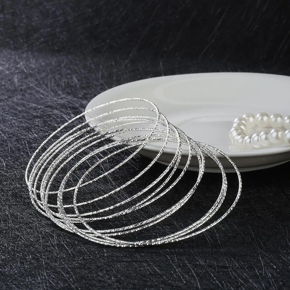 10 шт./компл. женские модные травленые круглые браслеты-талисманы аксессуары для