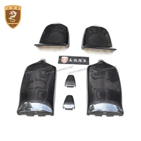 High Quality 267 PcsSet Full Carbon fiber Seat Back Covers Right Left Seat Trim For Performance Seat For Tesla Model X