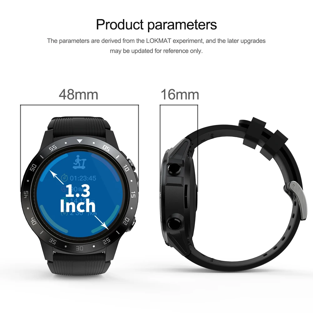 LOKMAT SMA TK05 Smartwatch Bluetooth4.0 IP67 Водонепроницаемый сердечного ритма дистанционного