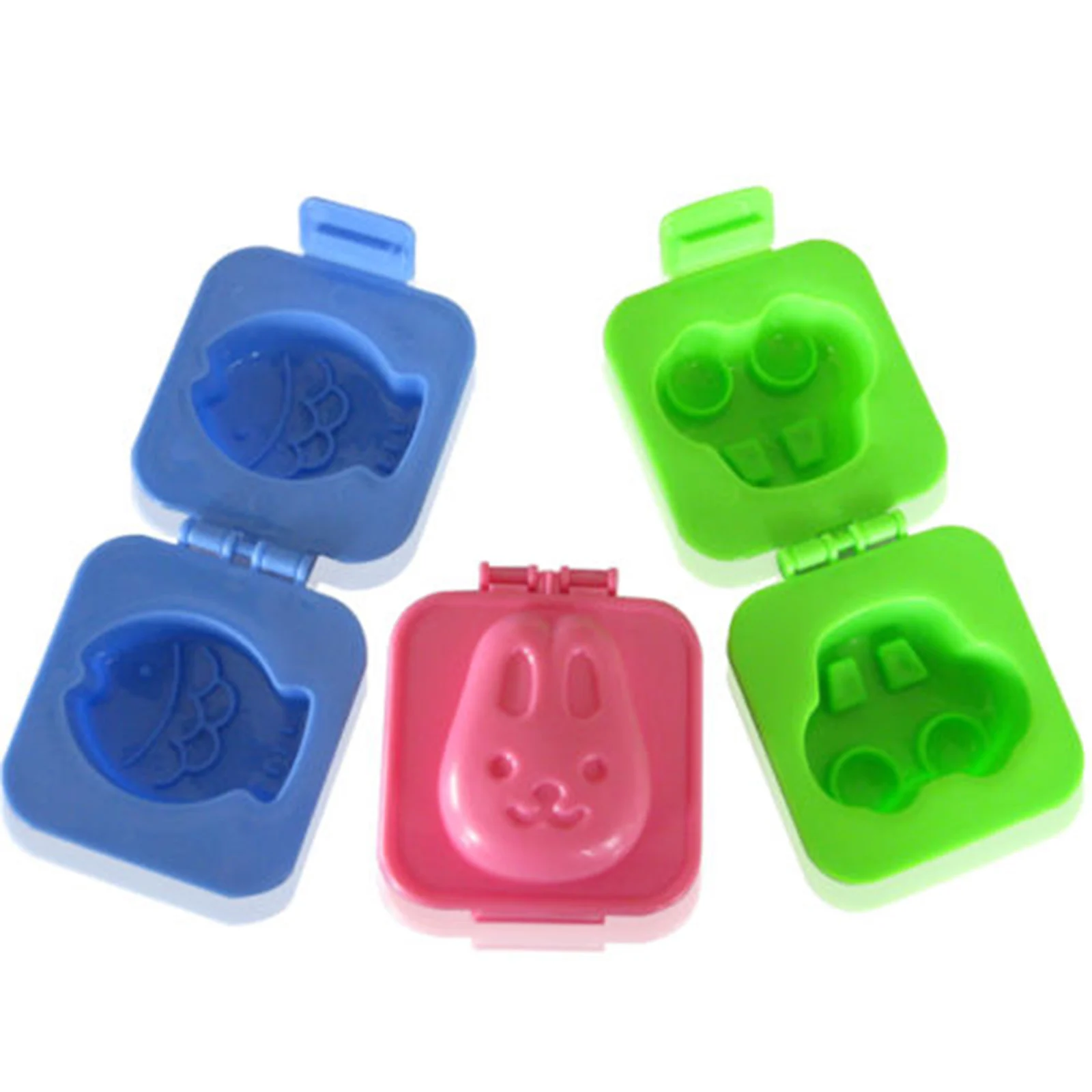 

Set of 6pcs Cartoon Boiled Egg Sushi Rice Mold Mould Shape Kitchen Maker Tool