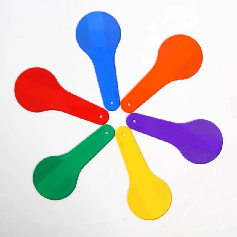 Игрушки Монтессори для детей 6 шт. цветные весла планшеты дошкольников раннее