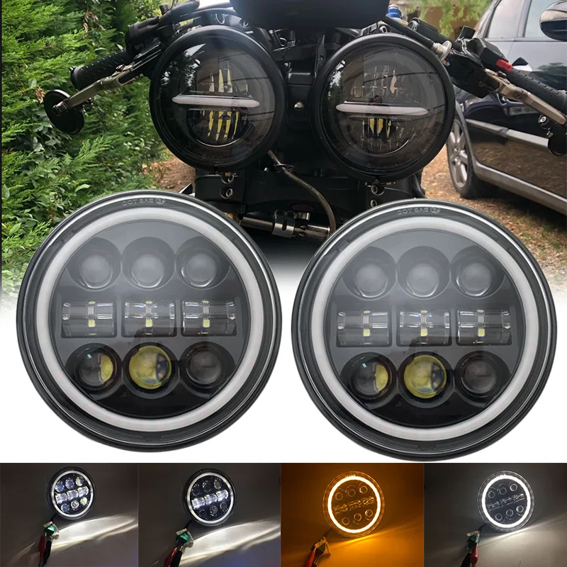 

Moto rcycle светодиодное освещение для moto rcycle 5,75 дюймов светодиодный налобный фонарь 5 3/4 дюймов MOTO светодиодный налобный фонарь для moto rcycle фара